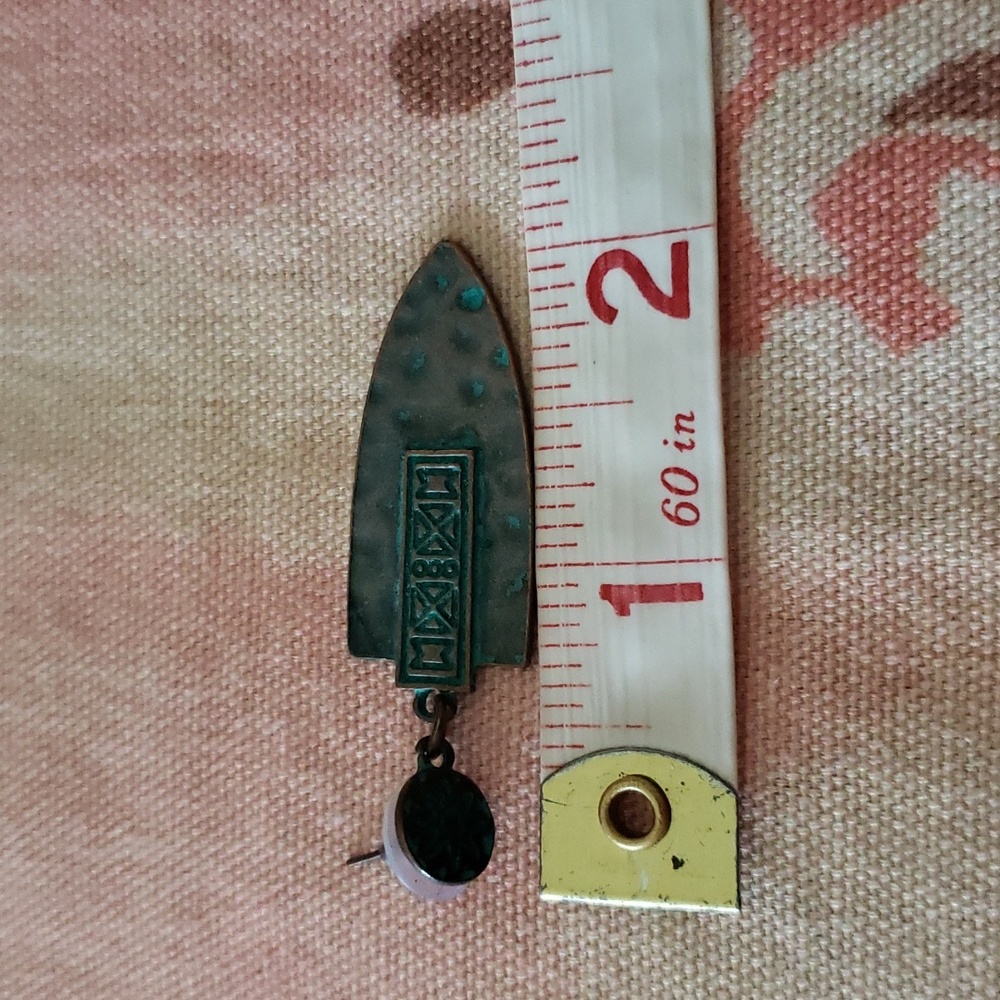 Tribal Arrow Earrings Native American Arrowhead Style - Picture 8 of 9